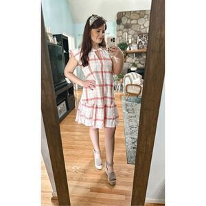 Loft checkered dress